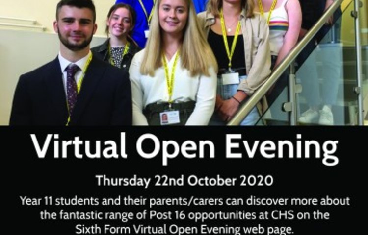 Image of CHS Goes Online to Share Sixth Form Opportunities