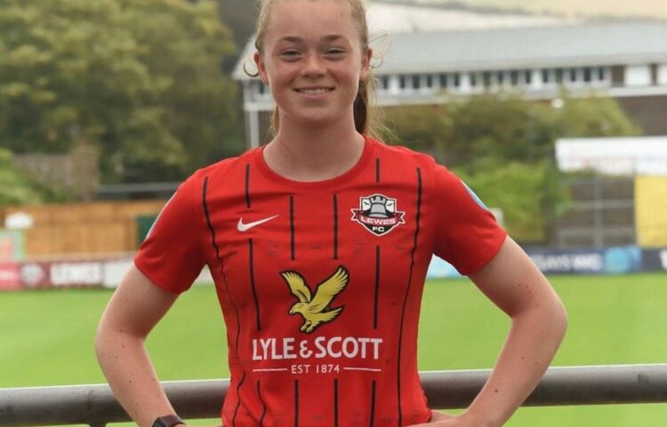 Image of Kate Scores Place with Lewes FC