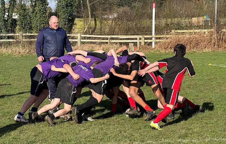 Image of Great Sportsmanship from Year 7 and 8 Rugby Players