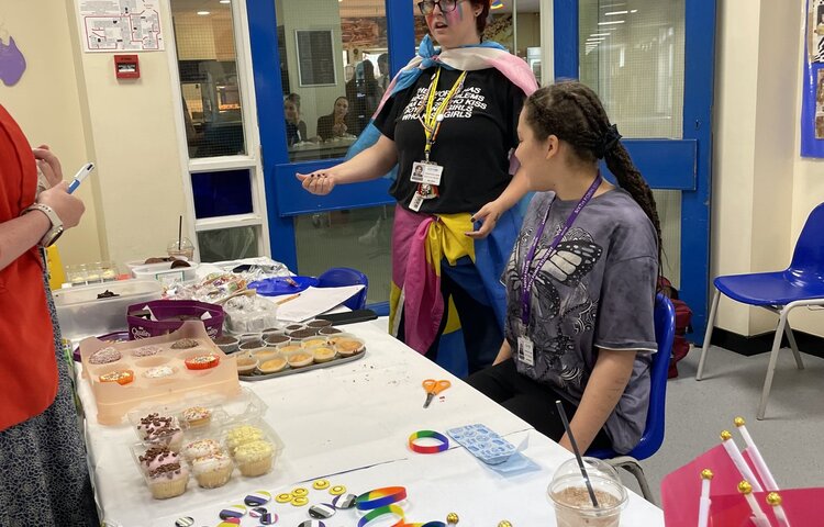Image of Pride Stall Raises Almost £300